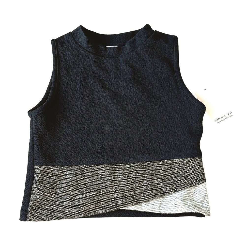 Sally Miller Couture Tank Top in Black Gold